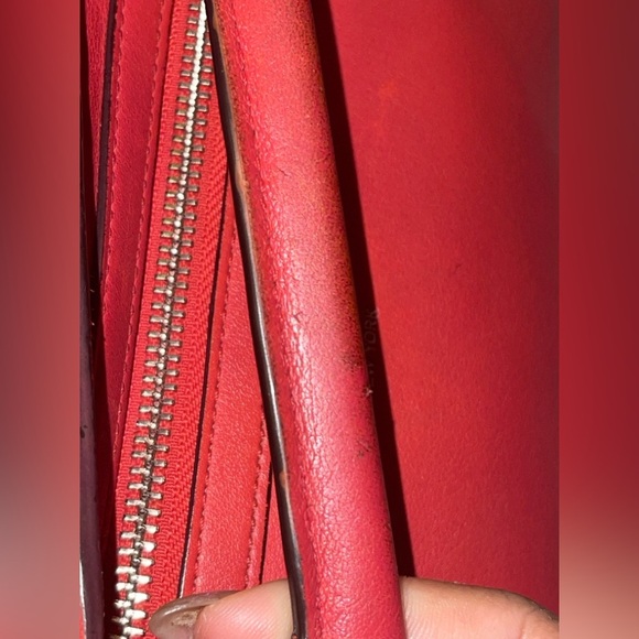Coach Legacy Leather Basket clutch In Carnelian EUC released circa 2020/2021 - Picture 8 of 17
